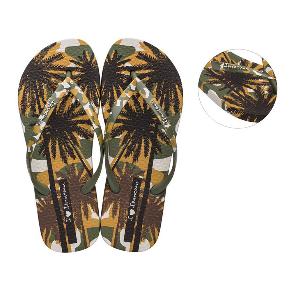 Tongs Ipanema I Love Sun Green/Green/Brown Femme | RNZL-20415212