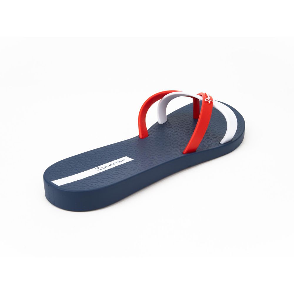 Tongs Ipanema Kirei Blue/Red/White Femme | YQEO-95574659