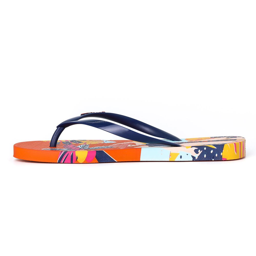 Tongs Ipanema I Love Sun Orange/Blue Femme | DBFT-06270303