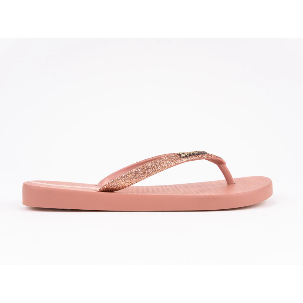 Tongs Ipanema Glitter II Pink Femme | GYKD-50682692