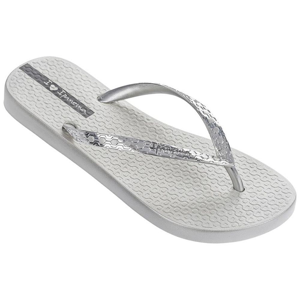 Tongs Ipanema Glam Silver/Silver Femme | IVCP-34259491