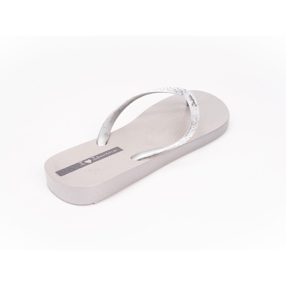 Tongs Ipanema Glam Silver/Silver Femme | IVCP-34259491