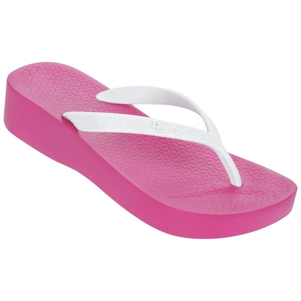 Tongs Ipanema Brasil Tropical Plat Pink Femme | RIDM-03534810