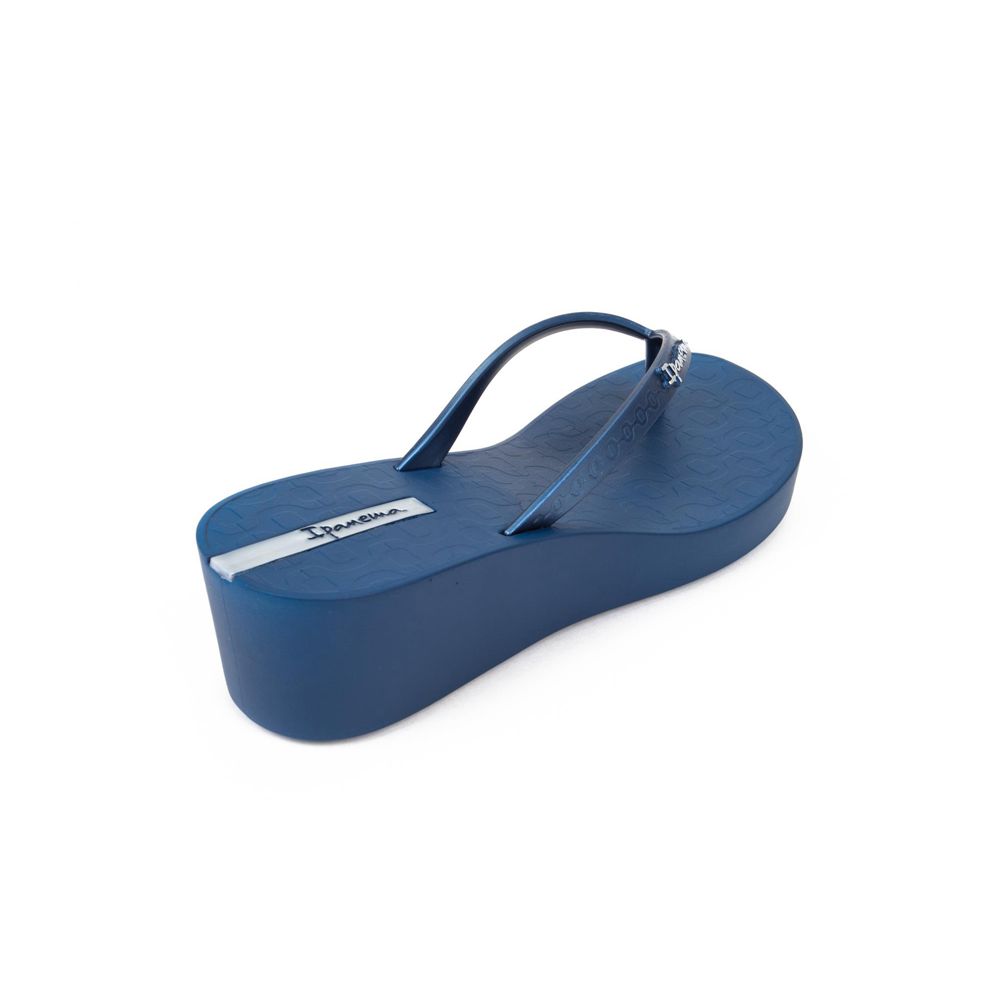 Tongs Ipanema Daisy Wedge Blue/Blue Femme | FAMJ-69026015