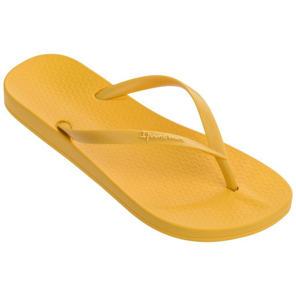 Tongs Ipanema Anatomic Tan Colors Toasted Yellow Femme | PKQV-99029749