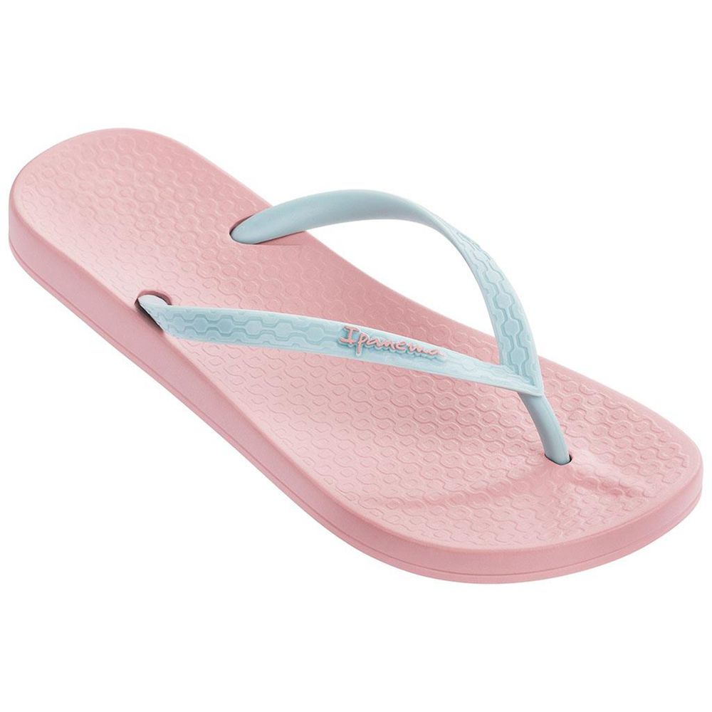 Tongs Ipanema Anatomic Tan Pink/Blue Femme | AECI-72140320