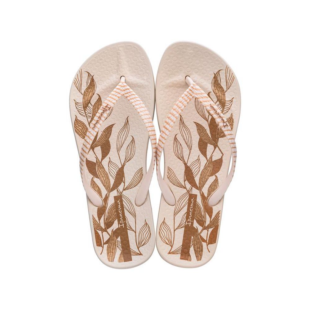 Tongs Ipanema Ana Nature IV Beige/Gold Femme | RLFH-13998934