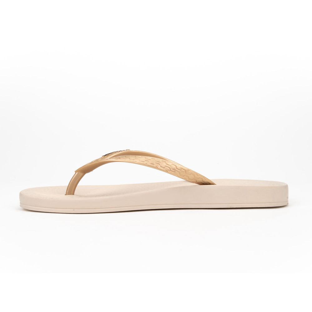 Tongs Ipanema Ana Tan Beige/Gold Femme | JWUS-94164481