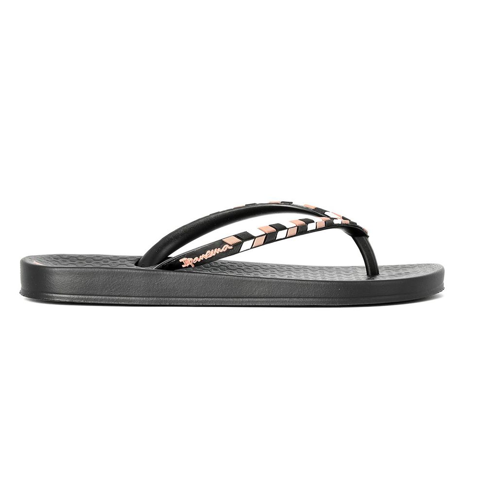 Tongs Ipanema Ana Lovely X Black/Black Femme | FLTO-74215122