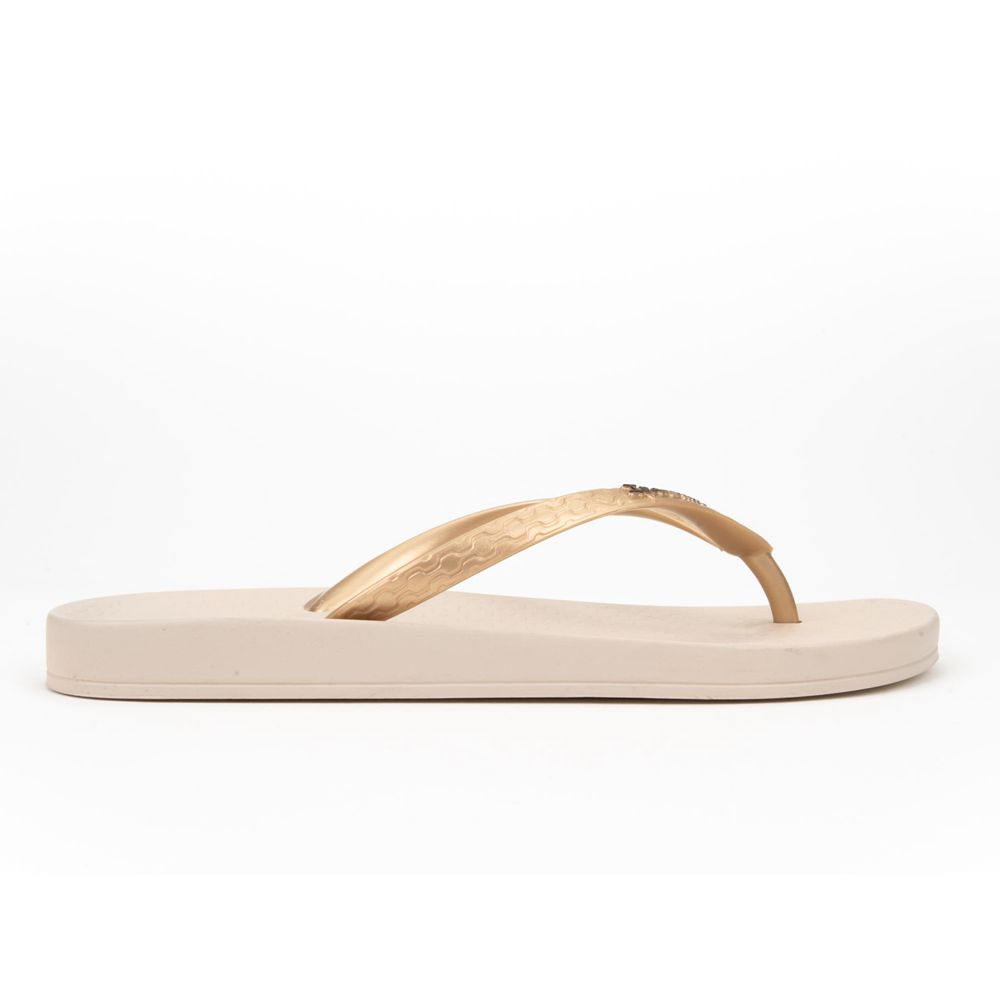 Tongs Ipanema Ana Tan Beige/Gold Femme | JWUS-94164481