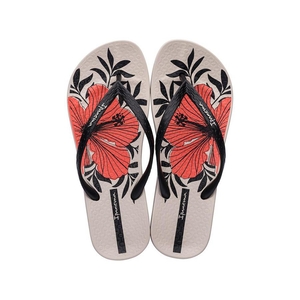 Tongs Ipanema Ana Hibiscus Beige/Black/Orange Femme | EDDY-38662713