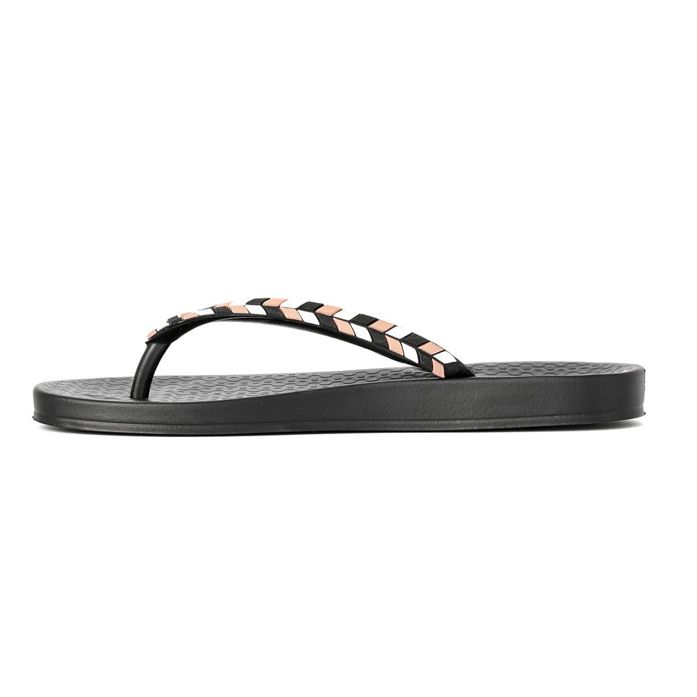 Tongs Ipanema Ana Lovely X Black/Black Femme | FLTO-74215122