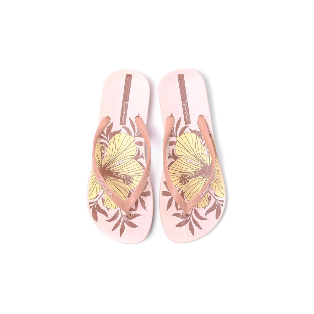 Tongs Ipanema Ana Hibiscus Pink/Pink/Beige Femme | QYZO-76368364