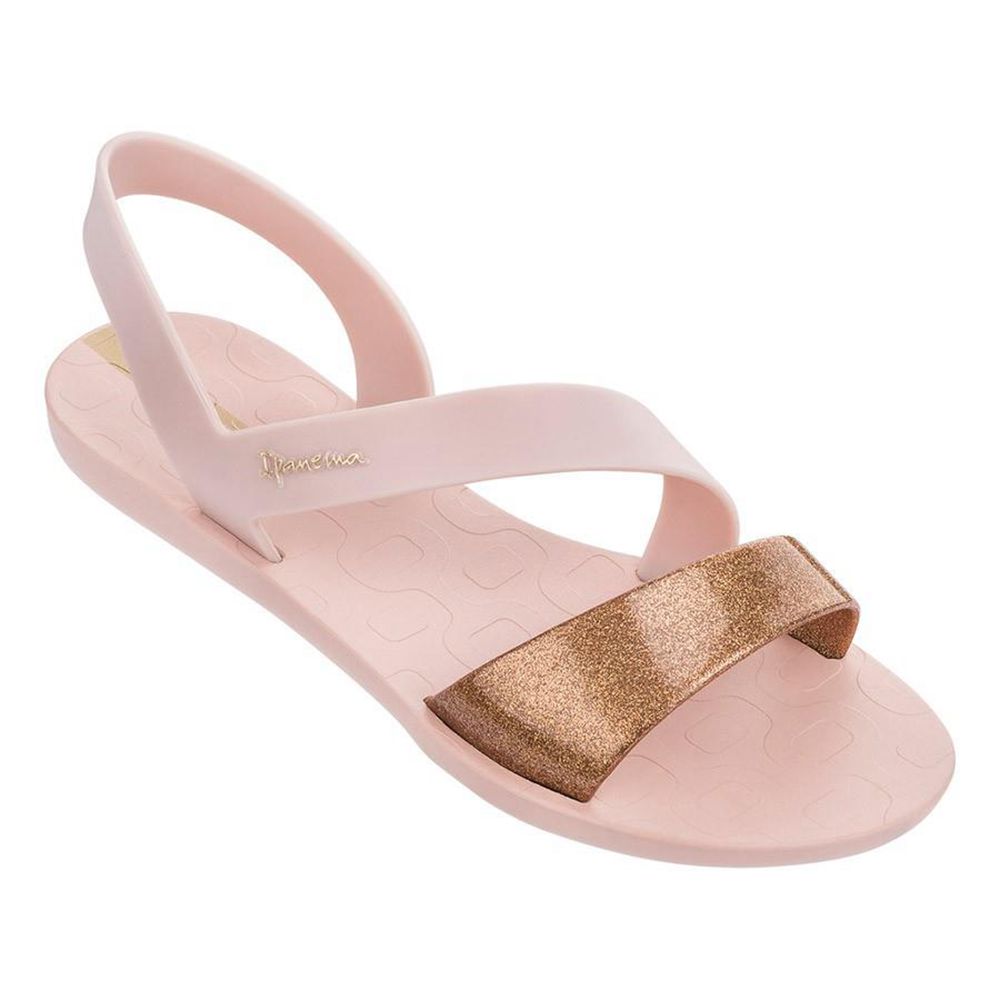 Sandales Ipanema Vibe Pink/Bronze Femme | SIDG-51457560