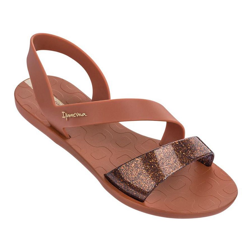 Sandales Ipanema Vibe Brown Femme | VVIR-84015309