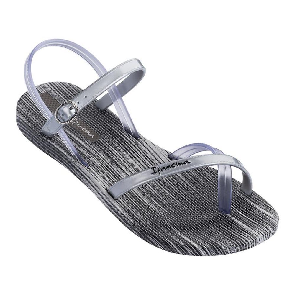 Sandales Ipanema Suzi Print Gray/Silver Femme | AGCF-03090305