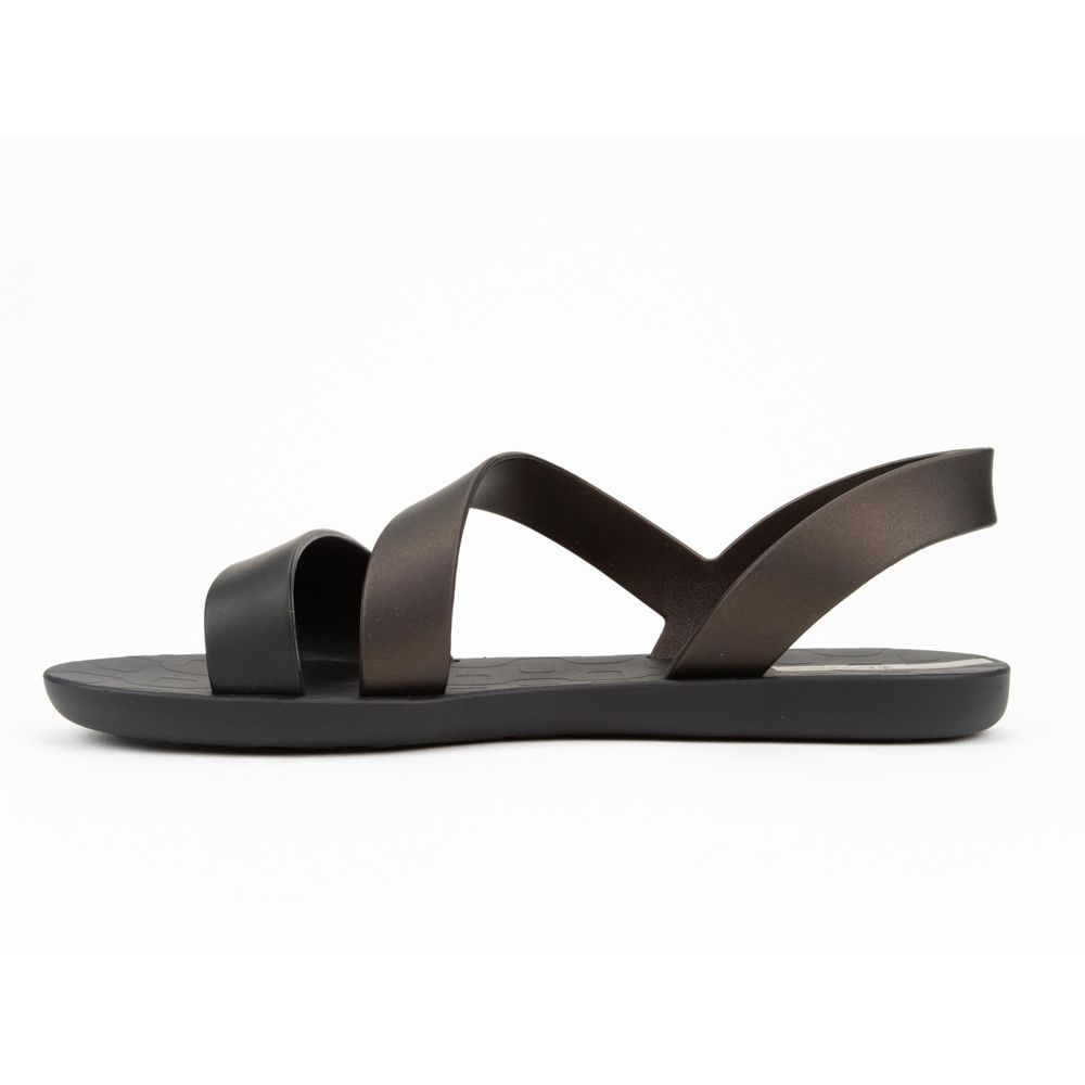 Sandales Ipanema Vibe Black/Gold/Black Femme | JHAD-57209946