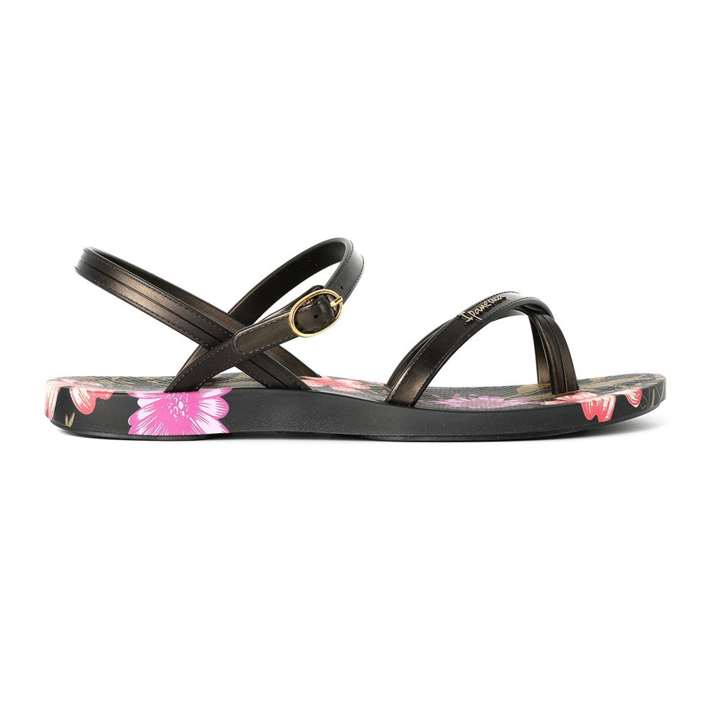 Sandales Ipanema Suzi Print II Black/Black Femme | LMWD-60912748