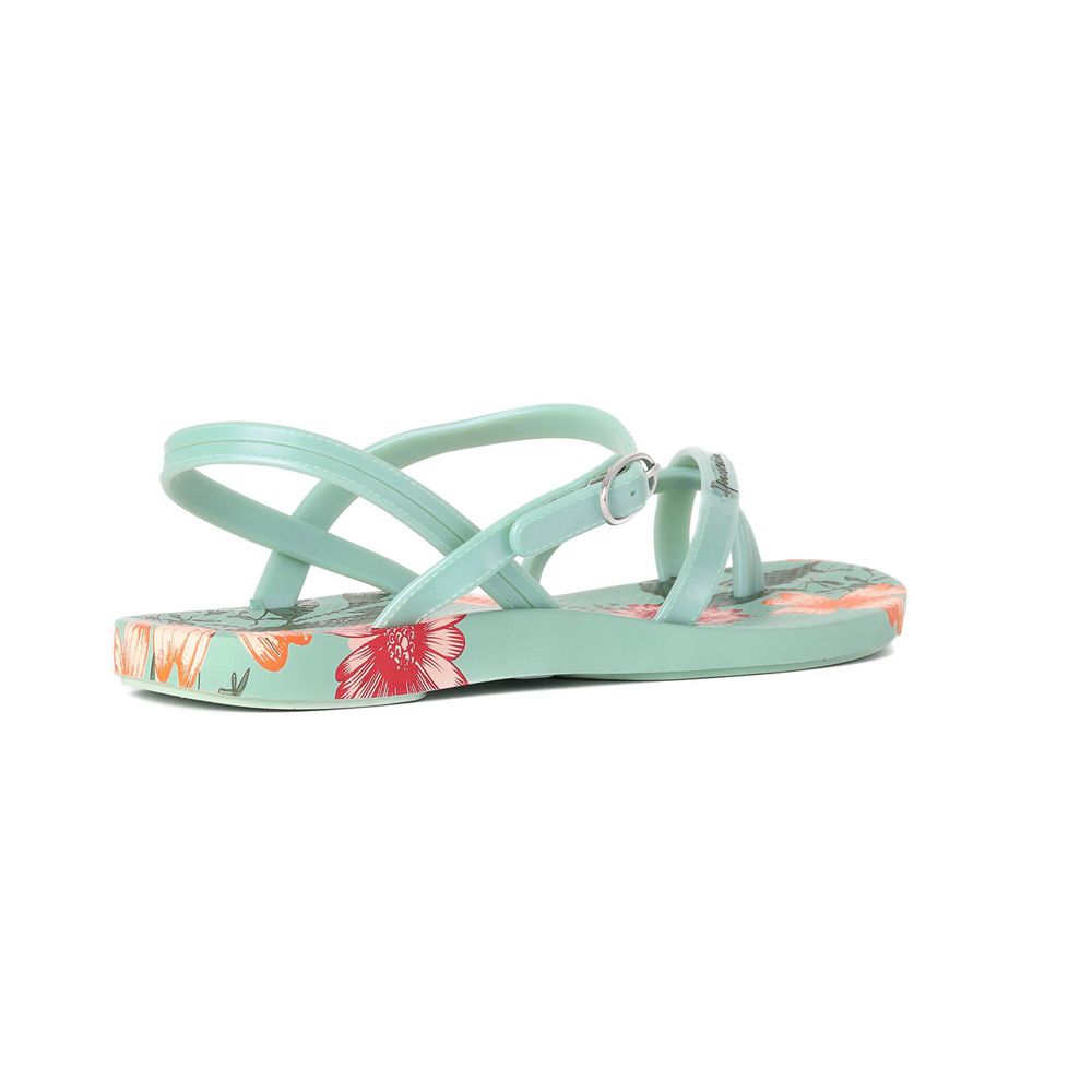 Sandales Ipanema Suzi Print II Green/Green Femme | XXPN-95891217