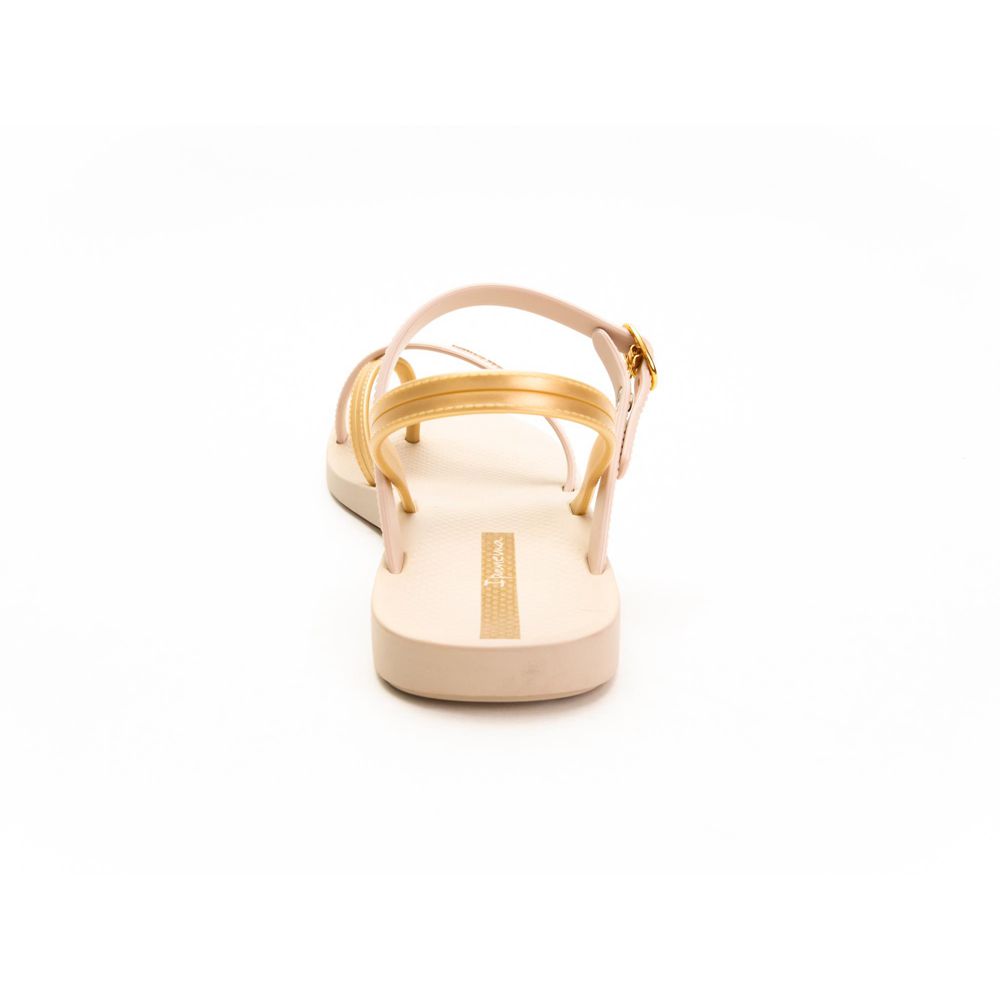 Sandales Ipanema Suzi Beige/Gold Femme | NKWC-80159556