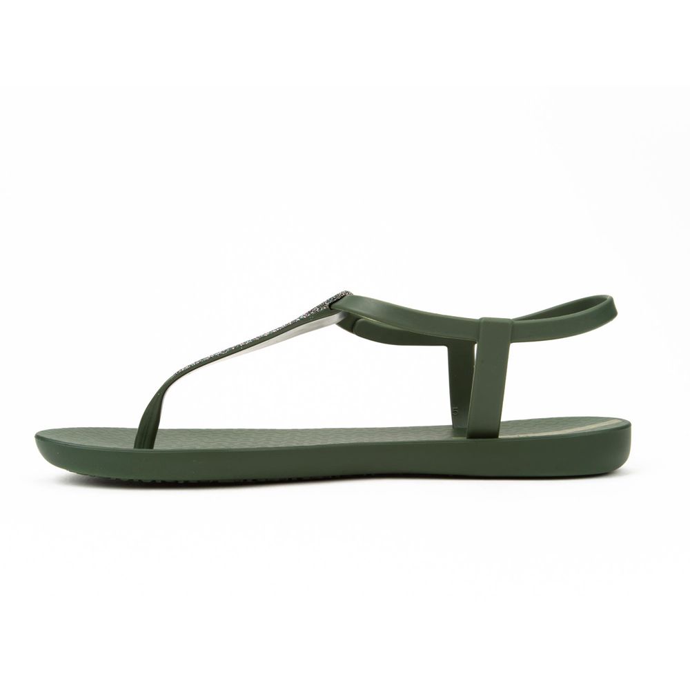 Sandales Ipanema Shimmer Green/Silver Femme | GCTE-38057947