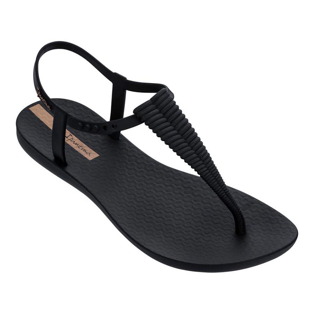 Sandales Ipanema Ribba Black Femme | FGFQ-33834085