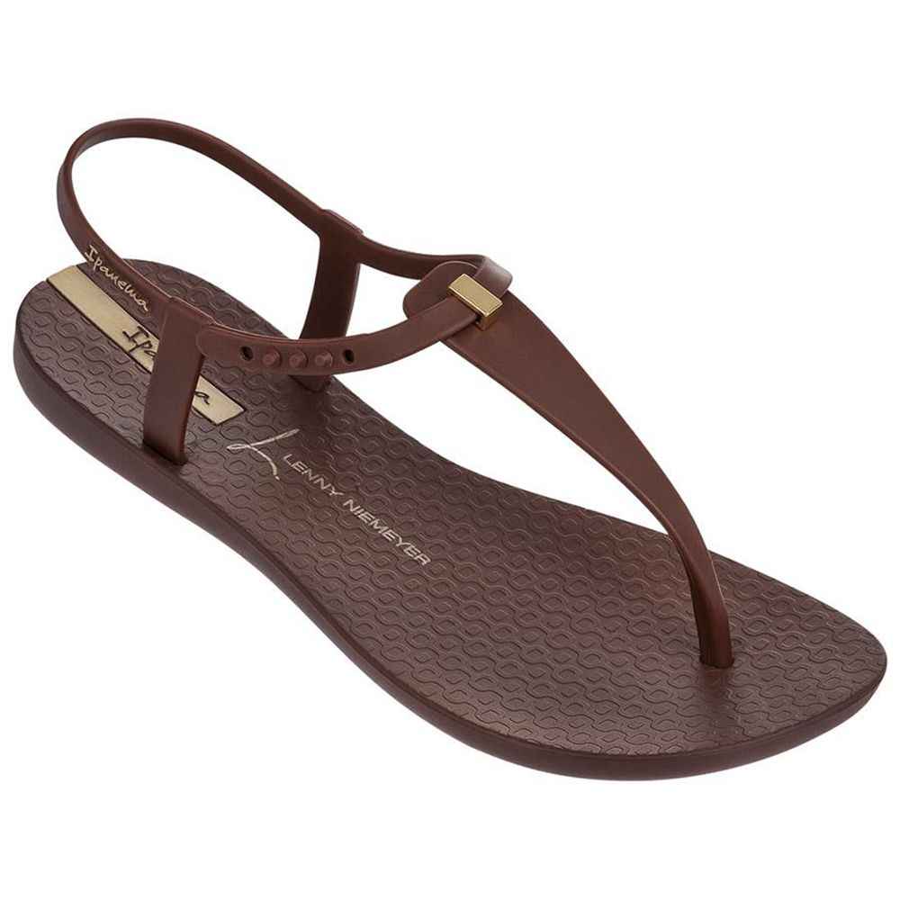 Sandales Ipanema Premium Lenny Desire Brown/Brown Femme | WUSS-14877905