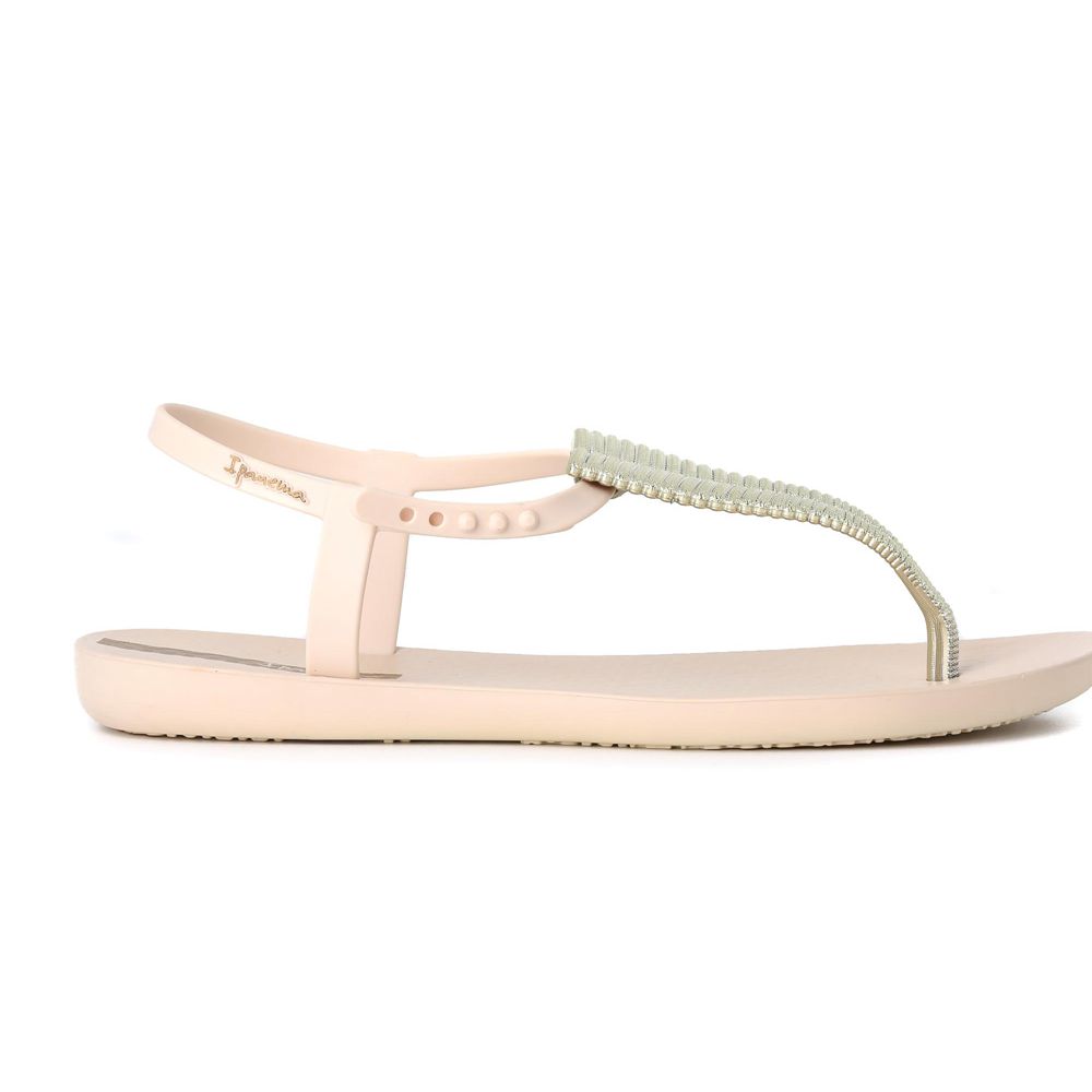 Sandales Ipanema Ribba Beige/Gold Femme | KJYK-10541923