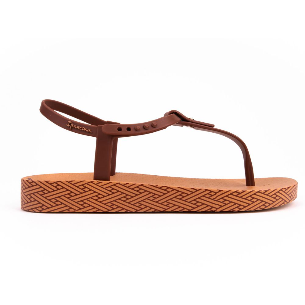 Sandales Ipanema Plush Weave Brown Femme | TECA-92614718