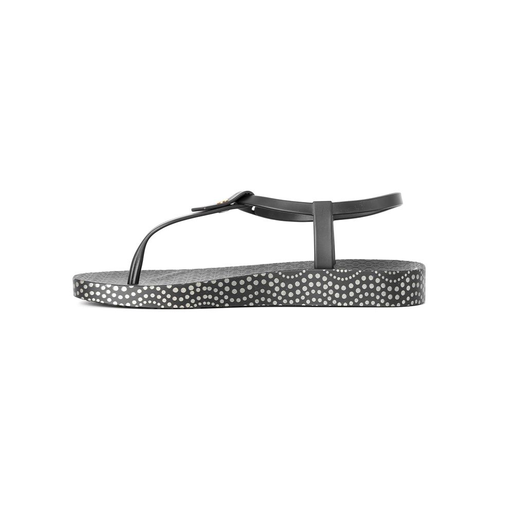 Sandales Ipanema Plush Dots Black/Black Femme | PGVC-21635933