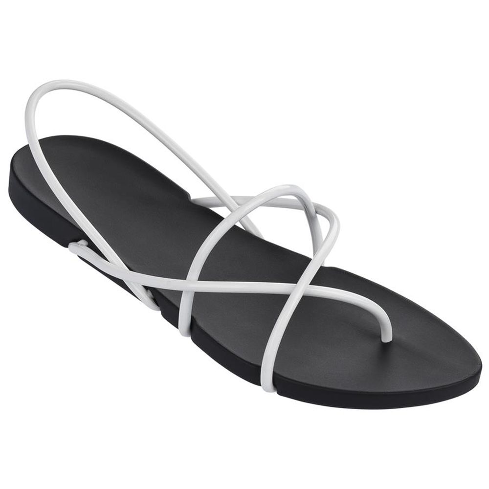 Sandales Ipanema Philippe Starck Thing G Black/White Femme | EKTI-81767762