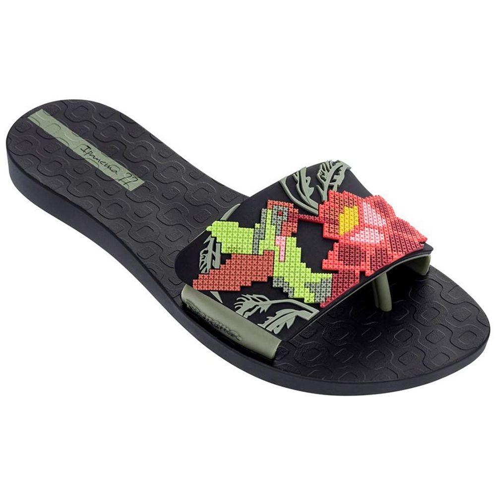 Sandales Ipanema Nectar Black/Green Femme | KMGF-07937112