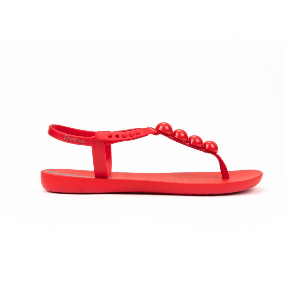 Sandales Ipanema Pearl Red/Silver Femme | VEXI-86943344