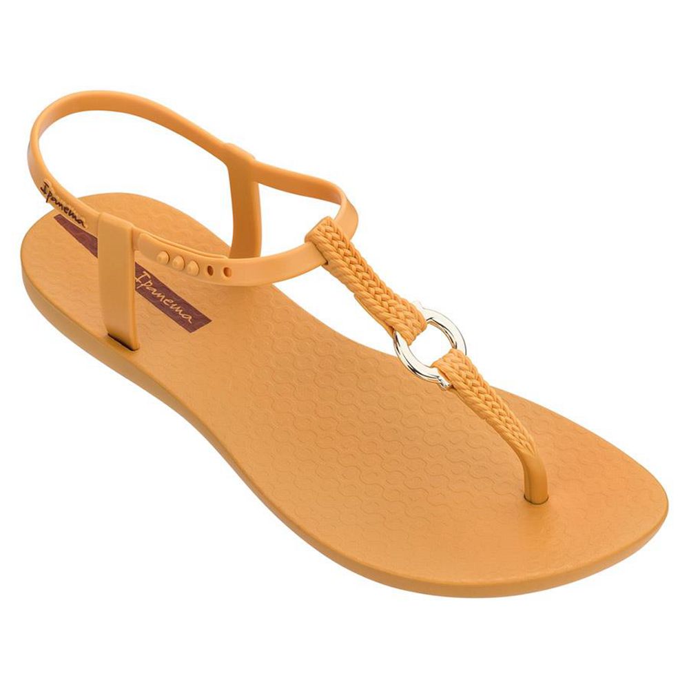 Sandales Ipanema Link Yellow/Yellow Femme | CMZQ-44823943