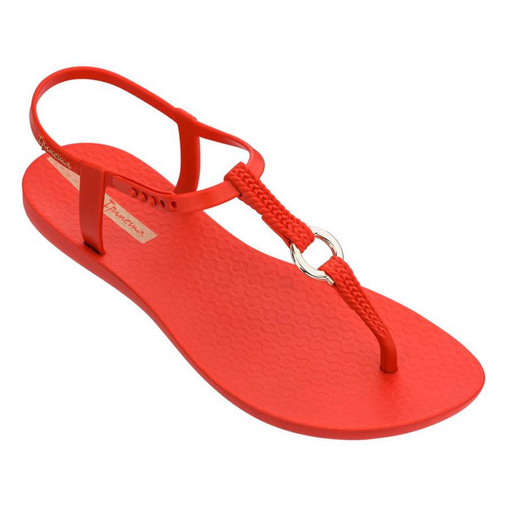 Sandales Ipanema Link Red/Red Femme | VPXG-41179721