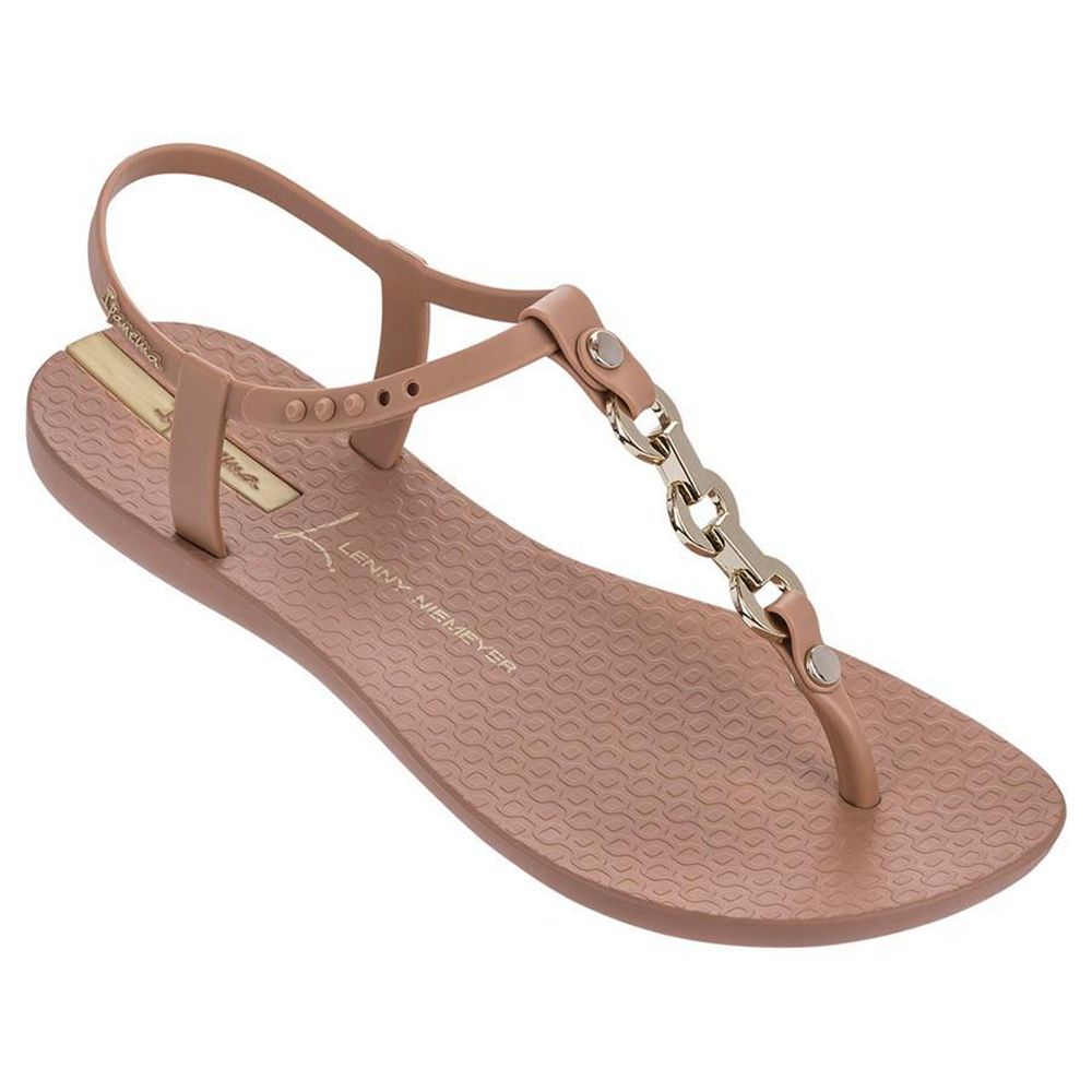 Sandales Ipanema Lenny Unity Brown/Brown/Gold Femme | AXVD-74310890