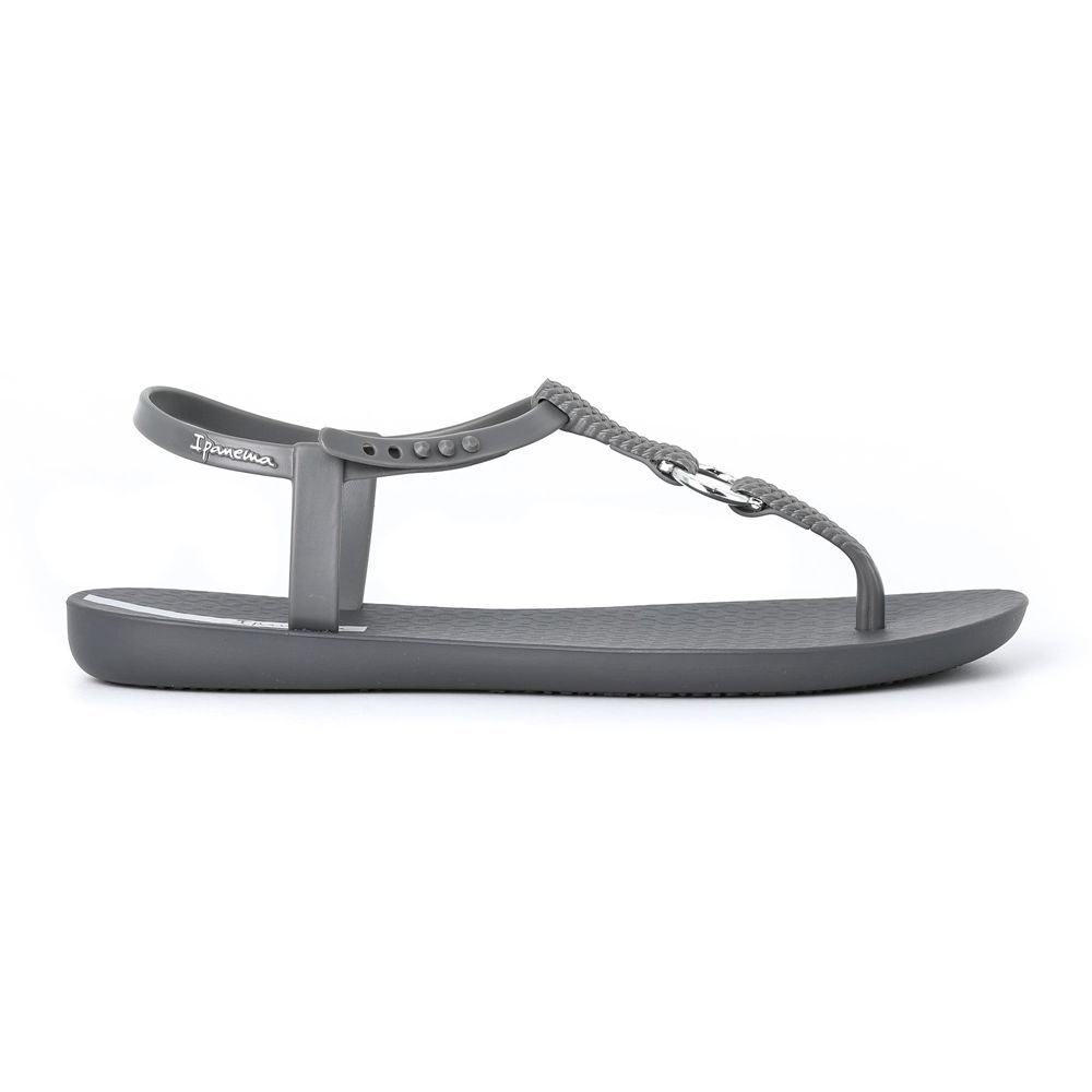 Sandales Ipanema Link Dark Grey/Grey Femme | NZFX-61030242