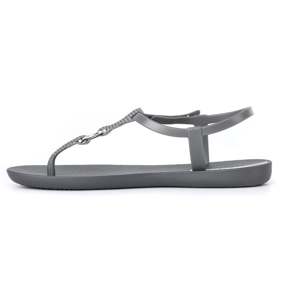 Sandales Ipanema Link Dark Grey/Grey Femme | NZFX-61030242