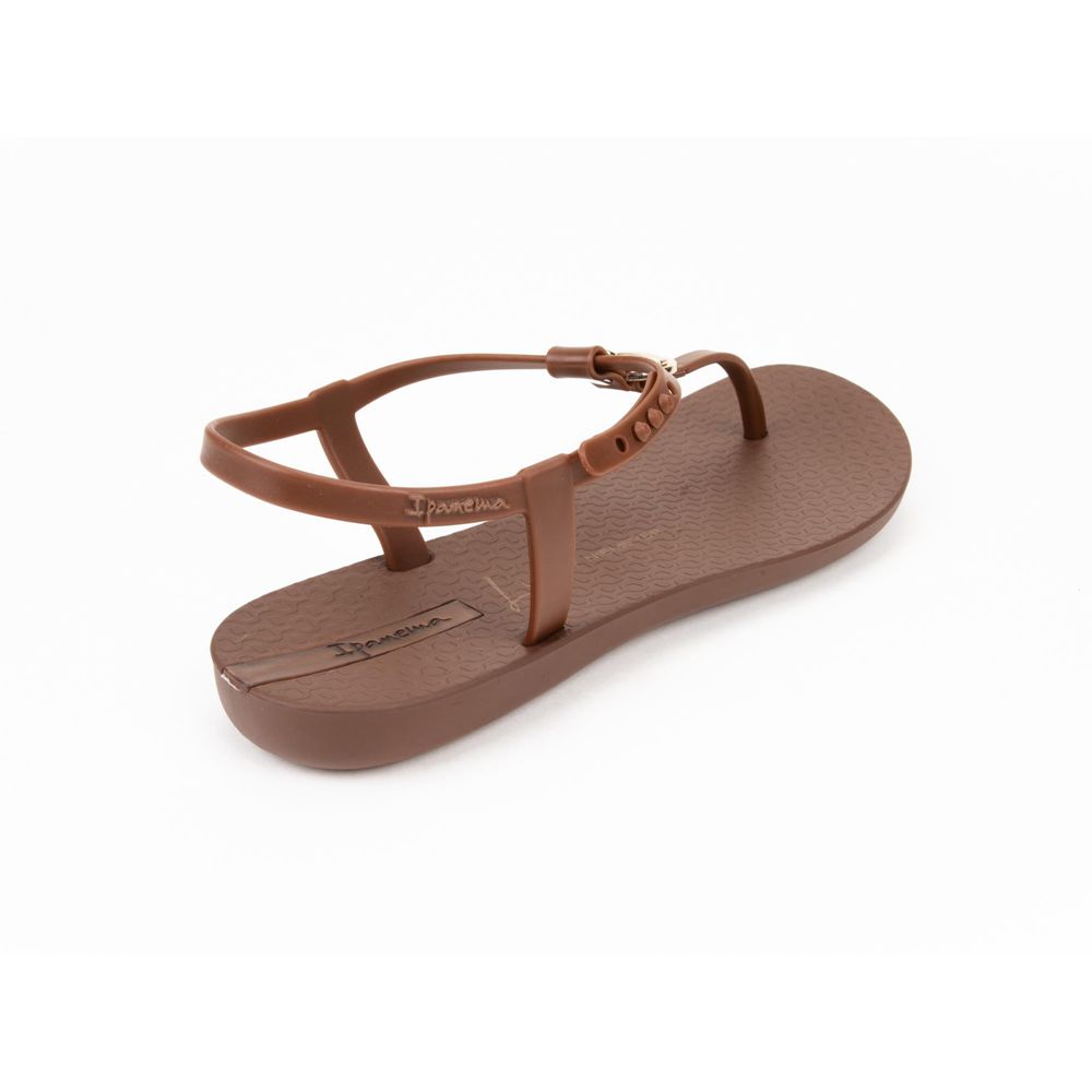 Sandales Ipanema Lenny Locket Brown/Bronze Femme | UMFT-37840552