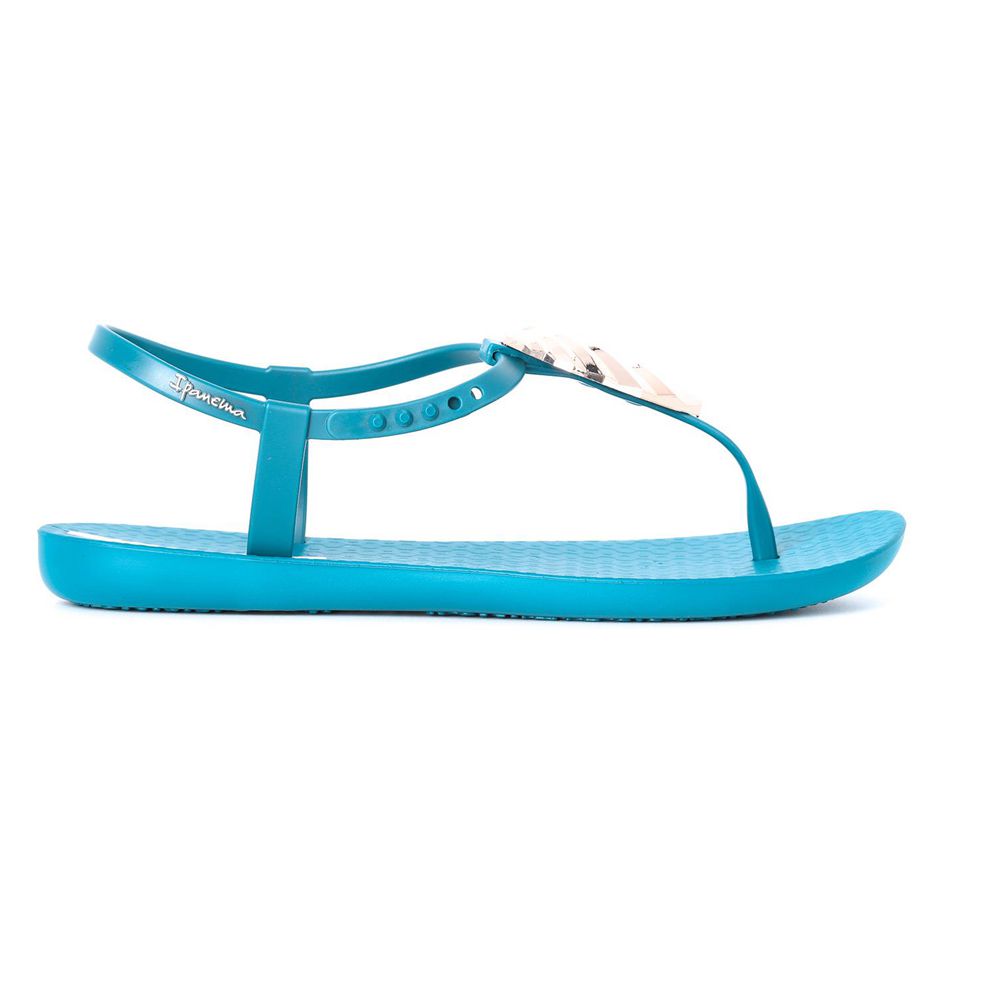 Sandales Ipanema Leaf Blue/Blue/Rose Femme | IVQQ-73342857