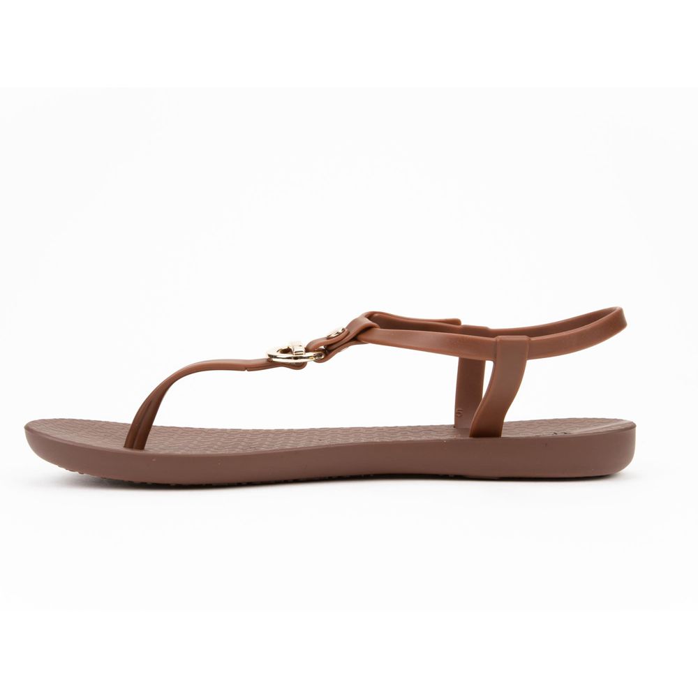 Sandales Ipanema Lenny Locket Brown/Bronze Femme | UMFT-37840552