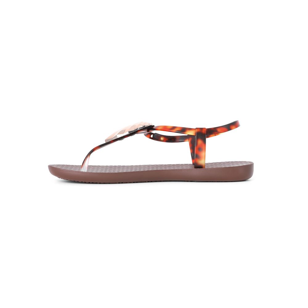 Sandales Ipanema Leaf Brown/Clear Femme | GLID-40768735