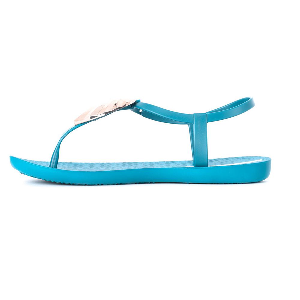 Sandales Ipanema Leaf Blue/Blue/Rose Femme | IVQQ-73342857