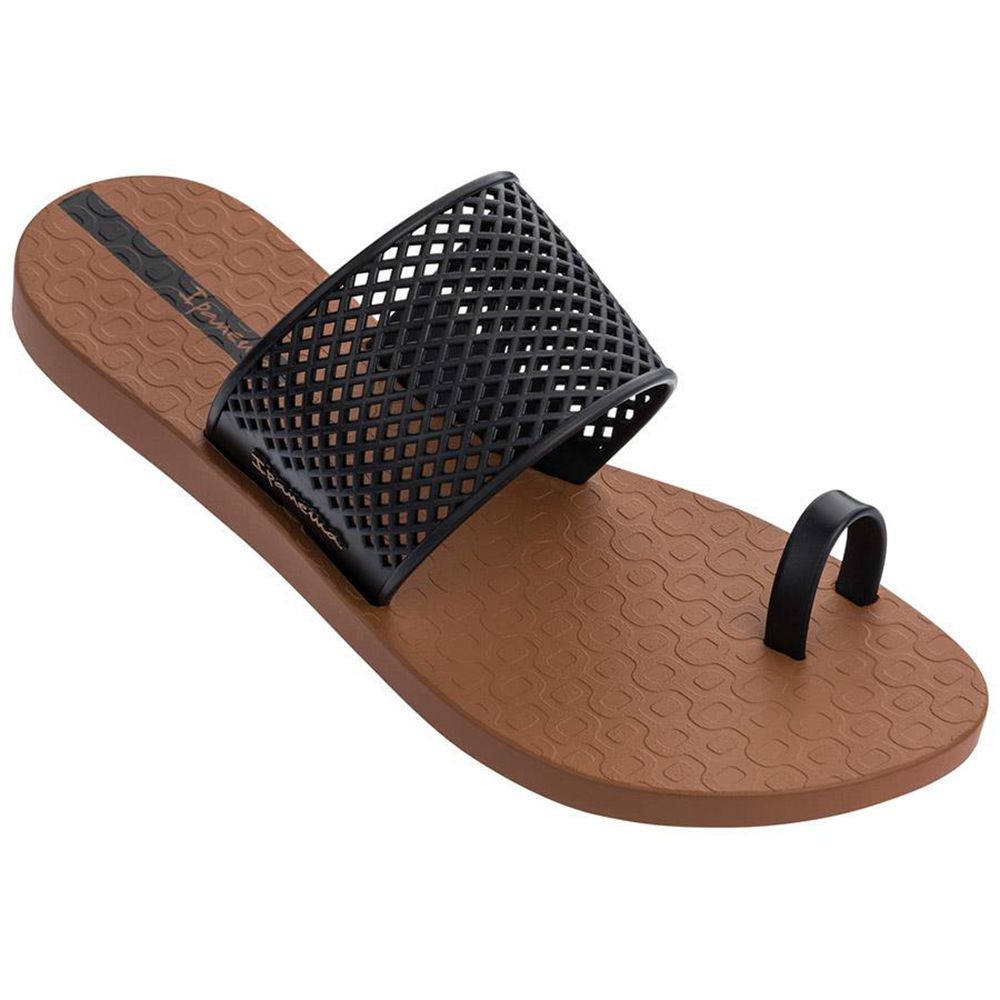 Sandales Ipanema Gadot Brown/Black Femme | YZTP-18982228