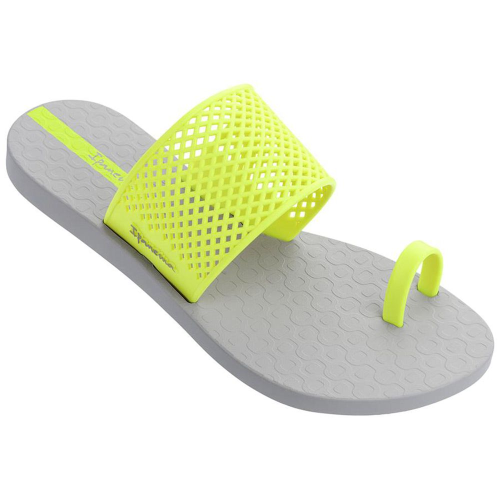 Sandales Ipanema Gadot Grey/Neon Yellow Femme | LHXC-58269404