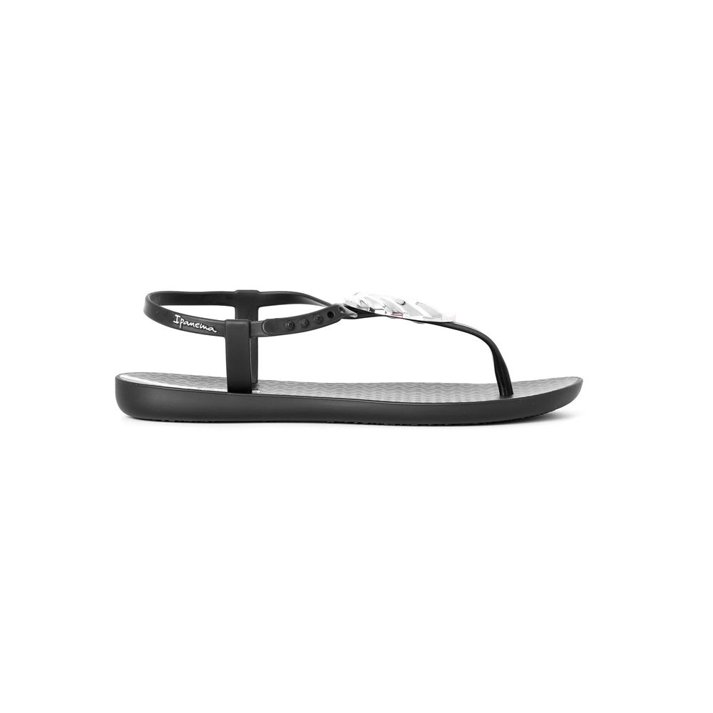 Sandales Ipanema Leaf Black/Black/Onix Femme | USUZ-81775441