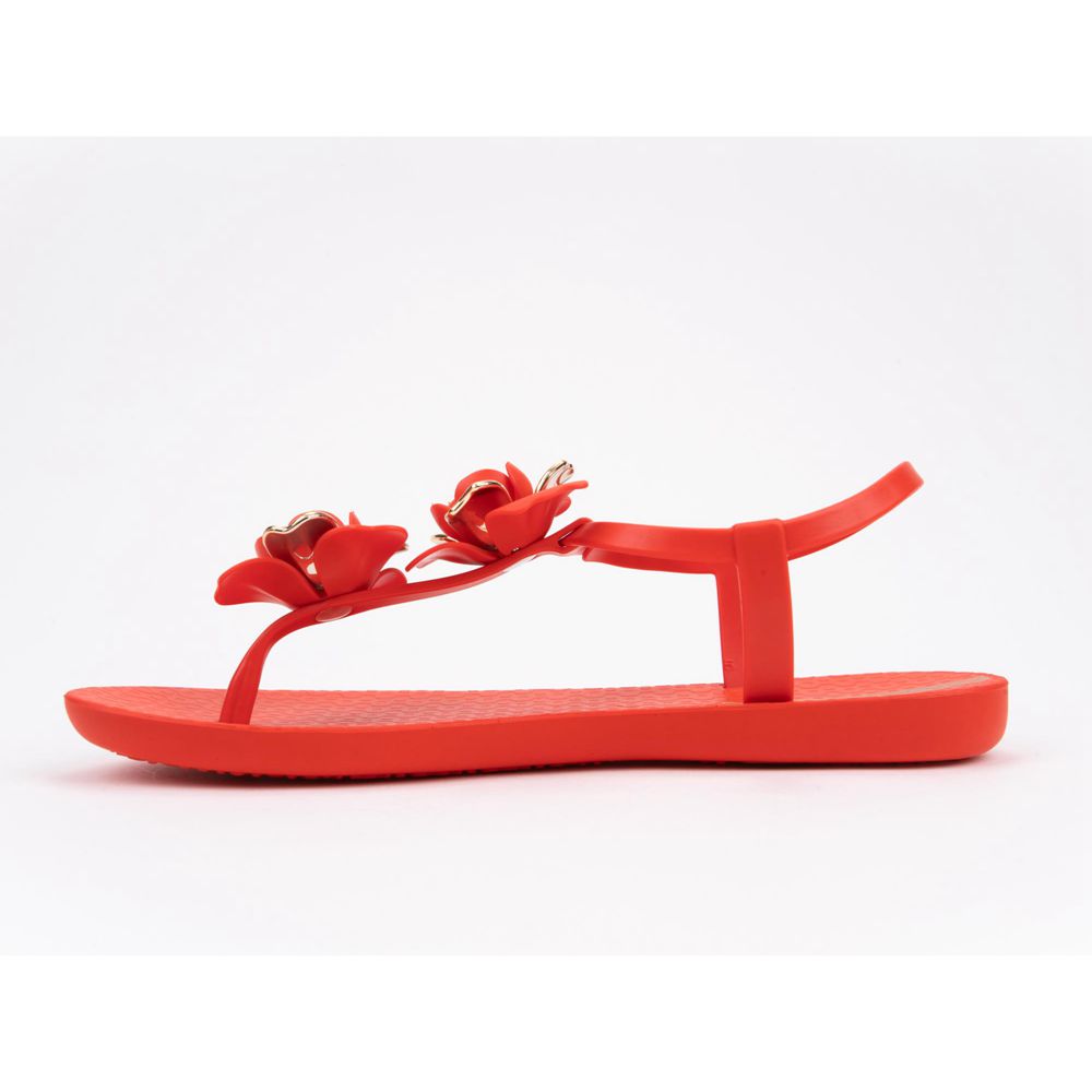 Sandales Ipanema Floret Red/Gold Femme | OFFD-62686450