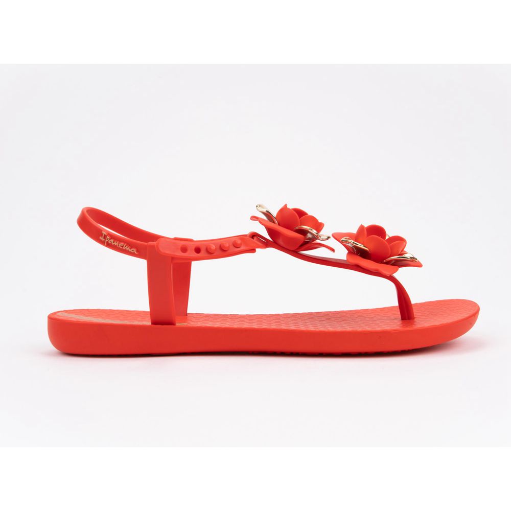 Sandales Ipanema Floret Red/Gold Femme | OFFD-62686450