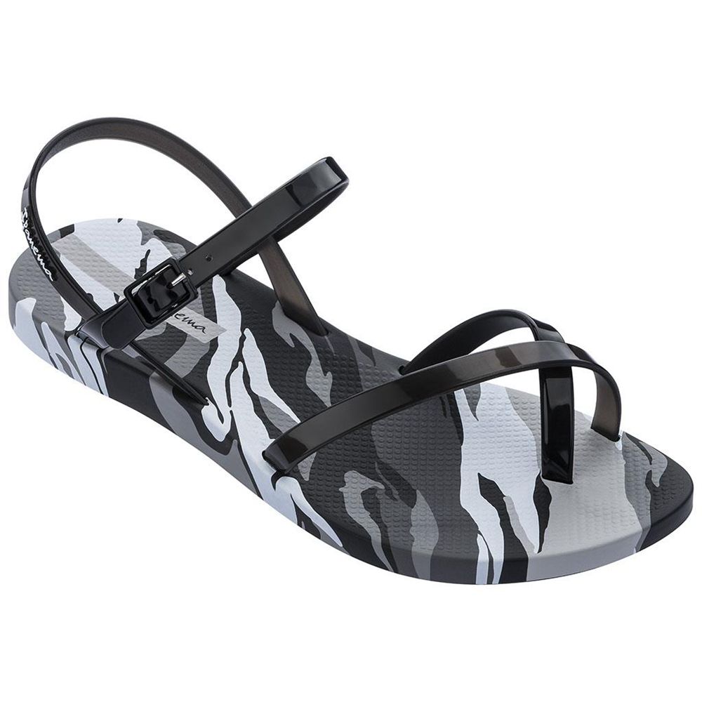 Sandales Ipanema Fashion IX Black/Black/Grey Femme | NQGC-95725395