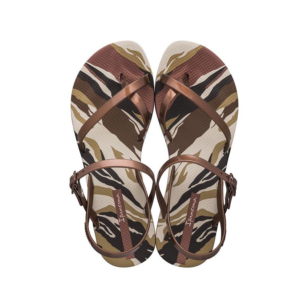 Sandales Ipanema Fashion IX Beige/Copper Femme | AKCQ-82954890